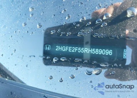 2024 Honda Civic Sport из США, поврежденный, VIN 2HGFE2F55RH589096